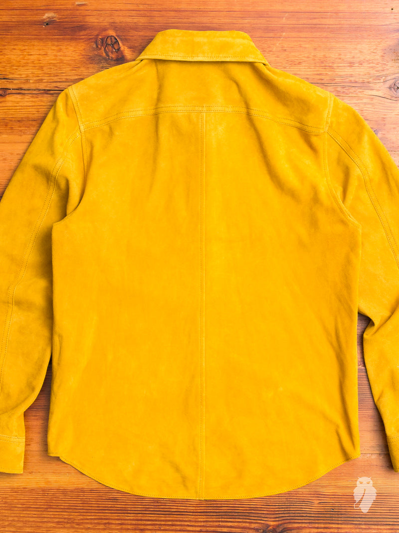 Suede Zip Shirt in Lion