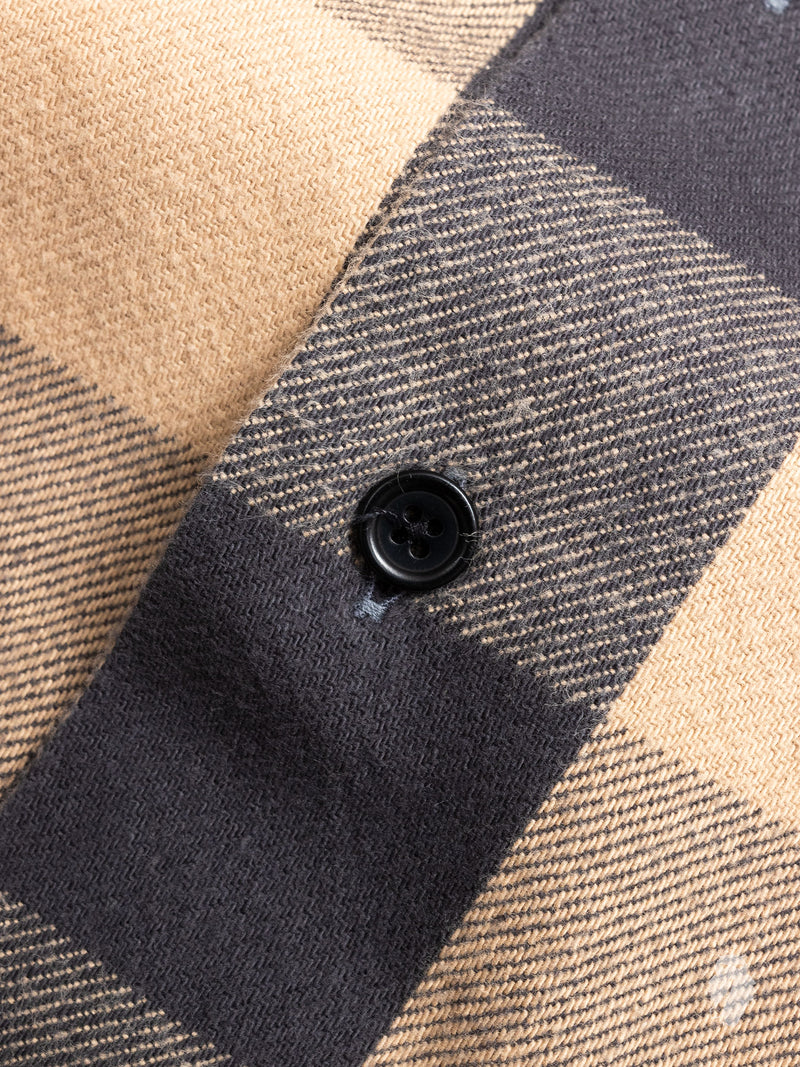 Norris Selvedge Flannel in Khaki