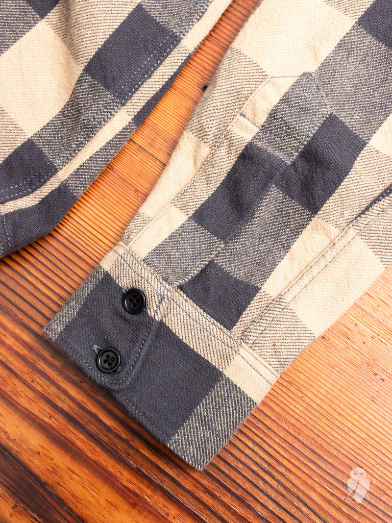 Norris Selvedge Flannel in Khaki