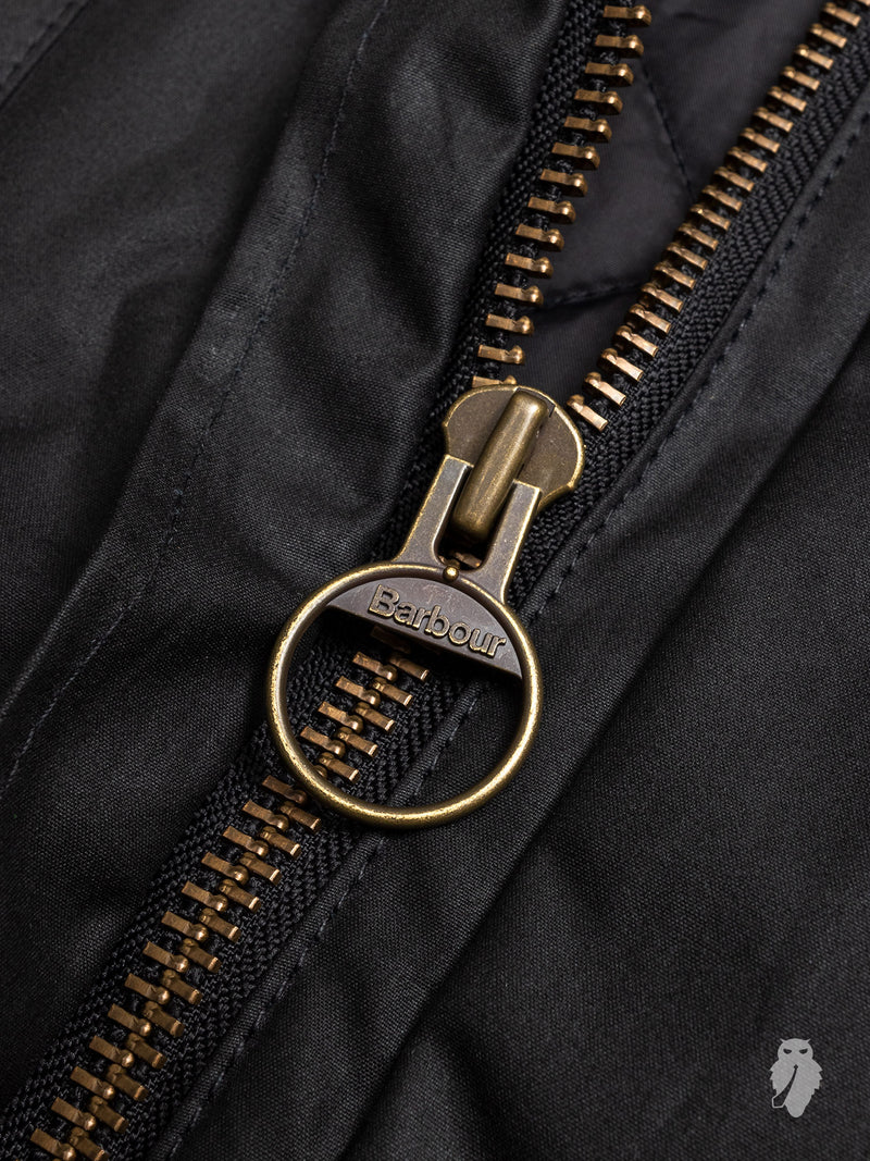 "Sapper" Wax Jacket in Black