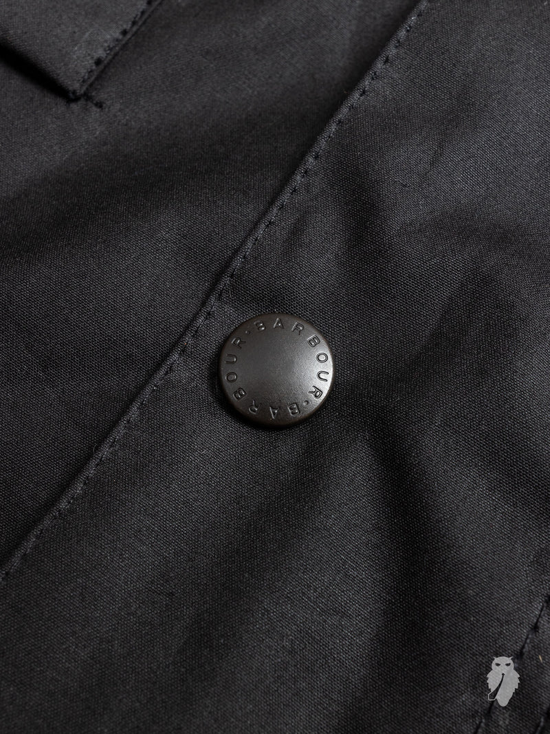 "Sapper" Wax Jacket in Black