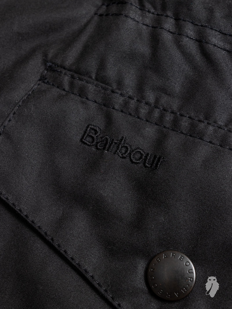 "Sapper" Wax Jacket in Black