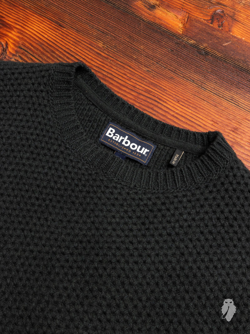 "Talon" Crewneck Sweater in Moss