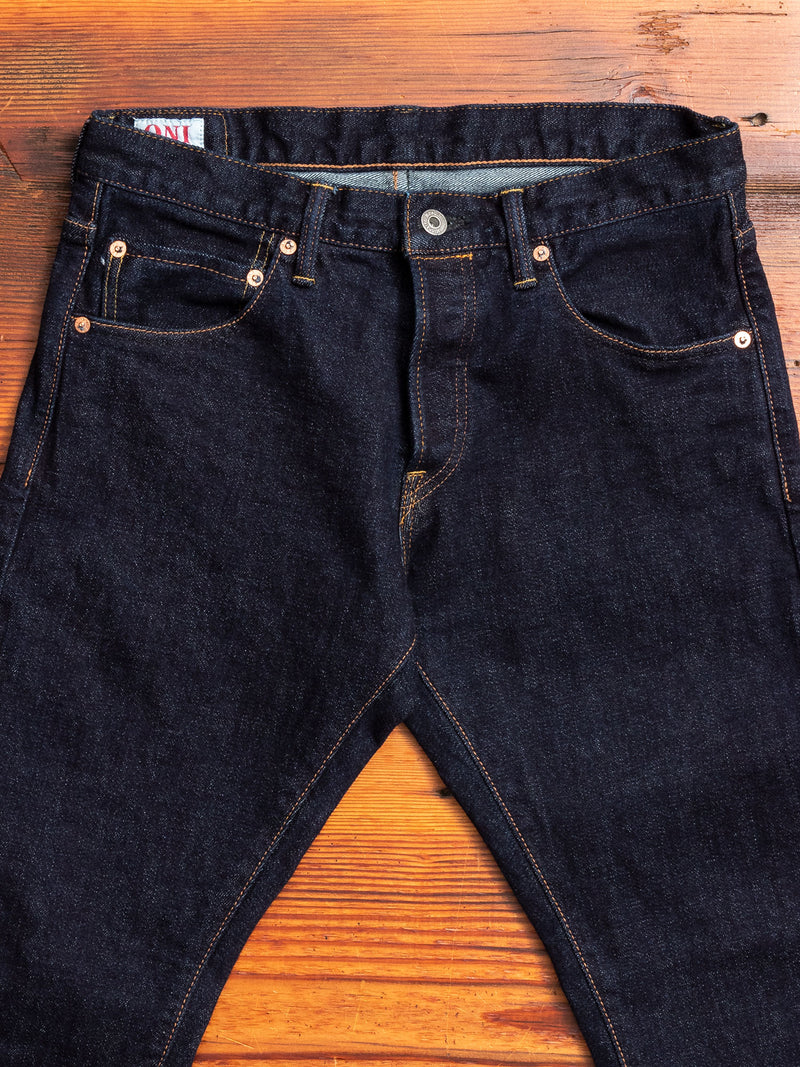 665S-LGY "Grey Overdye" 15oz Stretch Selvedge Denim - Relaxed Tapered Fit