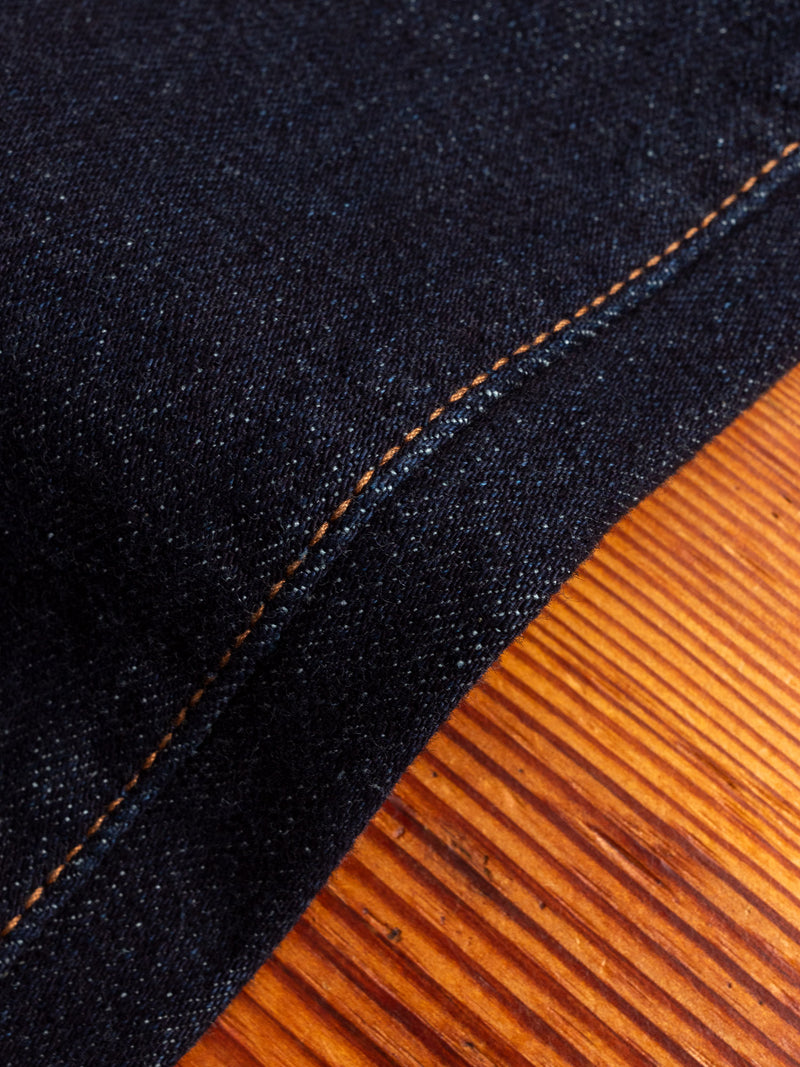 665S-LGY "Grey Overdye" 15oz Stretch Selvedge Denim - Relaxed Tapered Fit