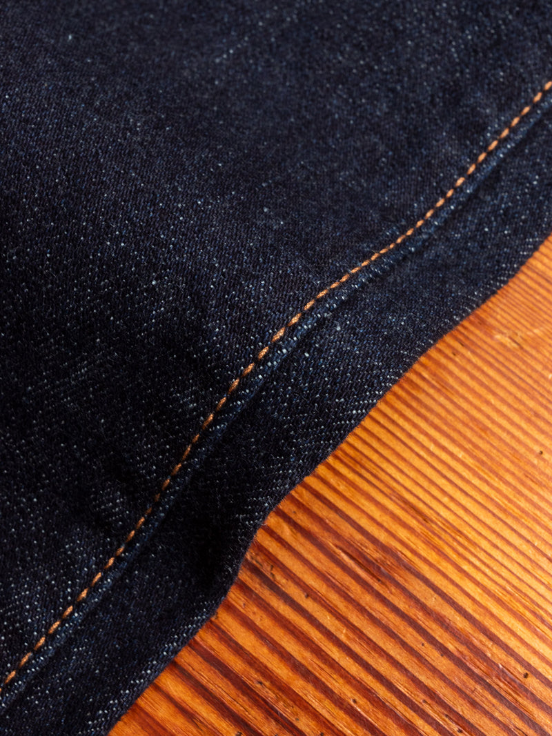 922S-LGY "Grey Overdye" 15oz Stretch Selvedge Denim - High Tapered Fit