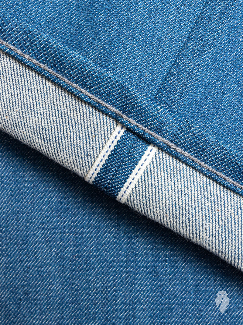 "Cobalt" 10.5oz Stretch Selvedge Denim - Pen Slim
