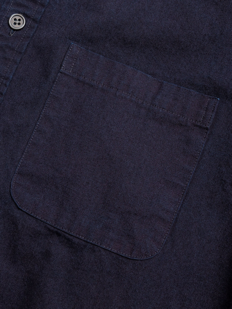 Vintage Twill Box Button-Down Shirt in Indigo