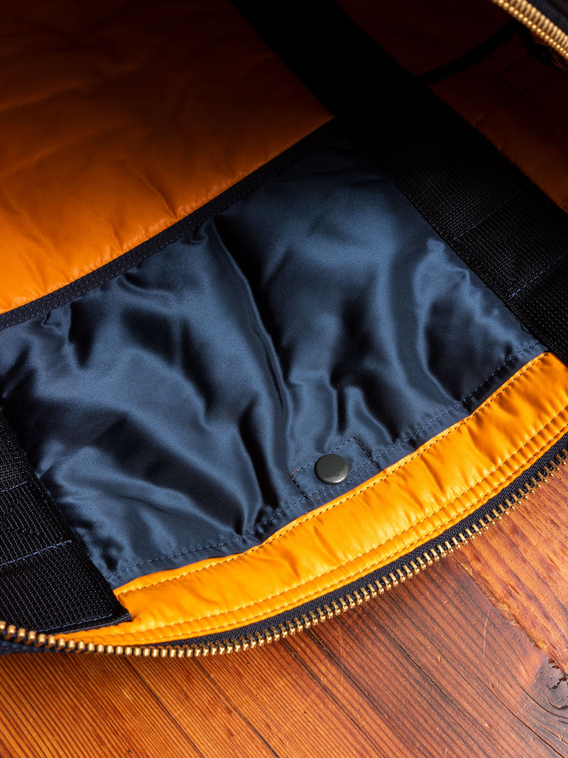 "Tanker" 2-Way Boston Bag (M) in Iron Blue