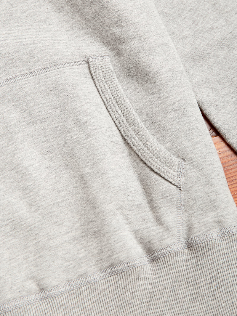 Pullover Hoodie in Heather Grey
