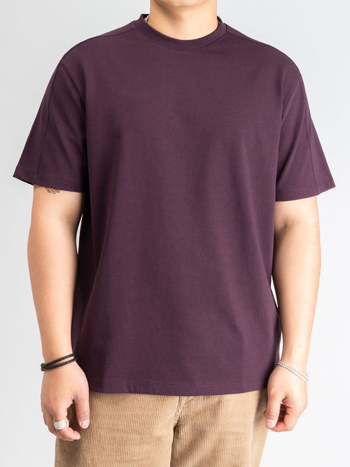 Basic T-Shirt in Dark Purple