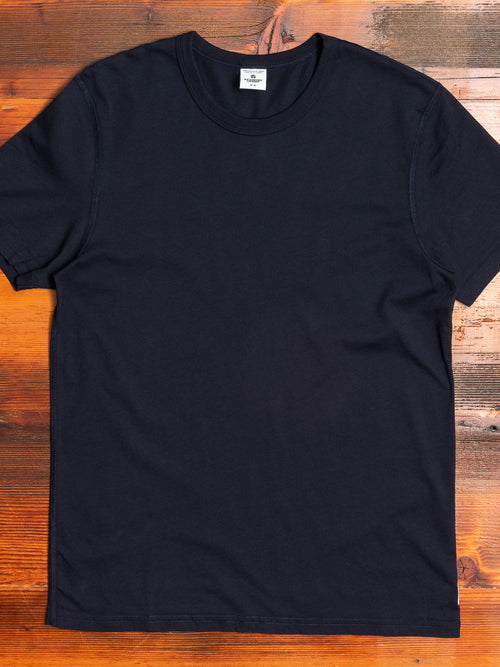 Ringspun Jersey T-Shirt in Navy
