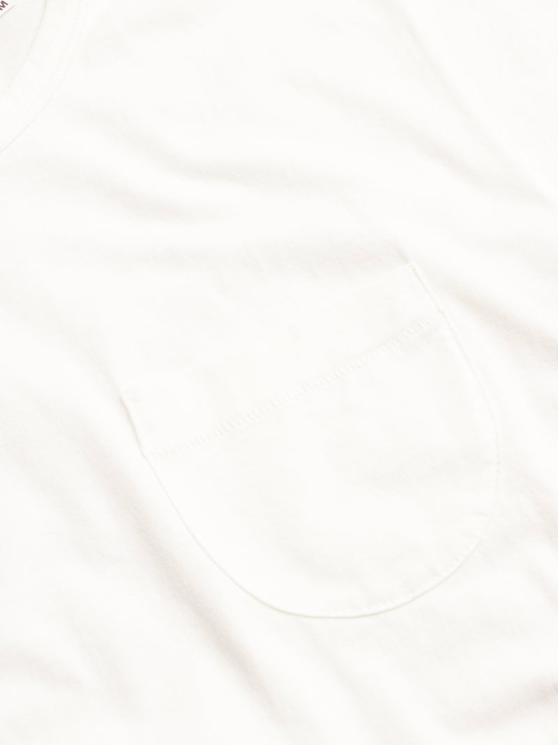 Organic Cotton Tubular Pocket T-Shirt in Natural