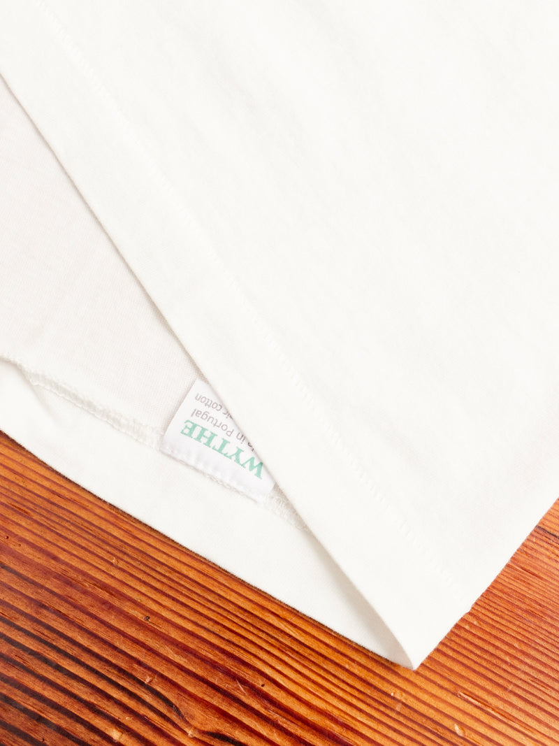 Organic Cotton Tubular Pocket T-Shirt in Natural