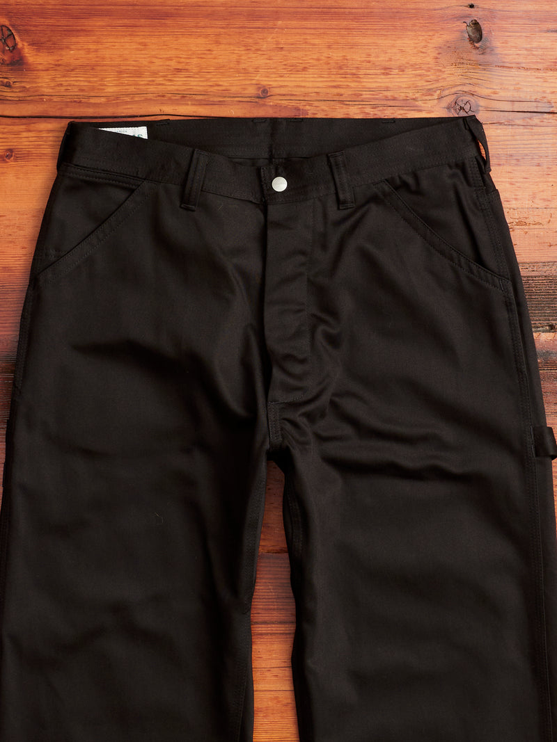 Pruner Pants in Black Military Satin