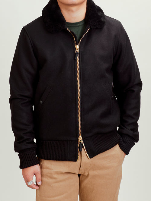 Flyers Club Jacket in Black