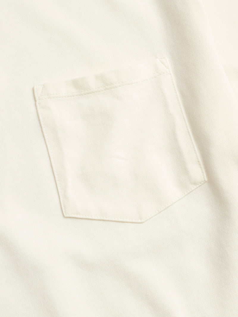 Wilson Pocket T-Shirt in Cocatoo White