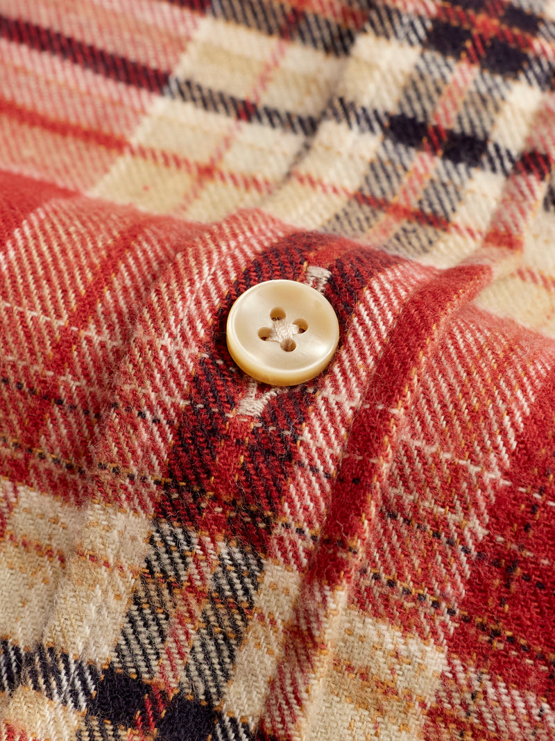Stinger Button-Up Shirt in Red