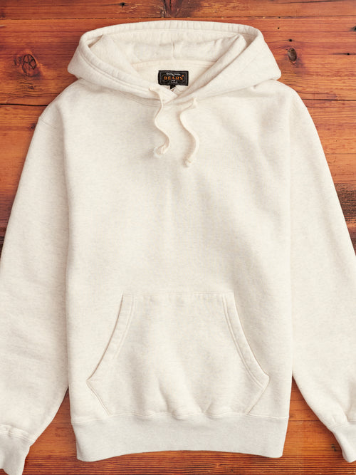 Japan-Made Fleece Hoodie in Oatmeal