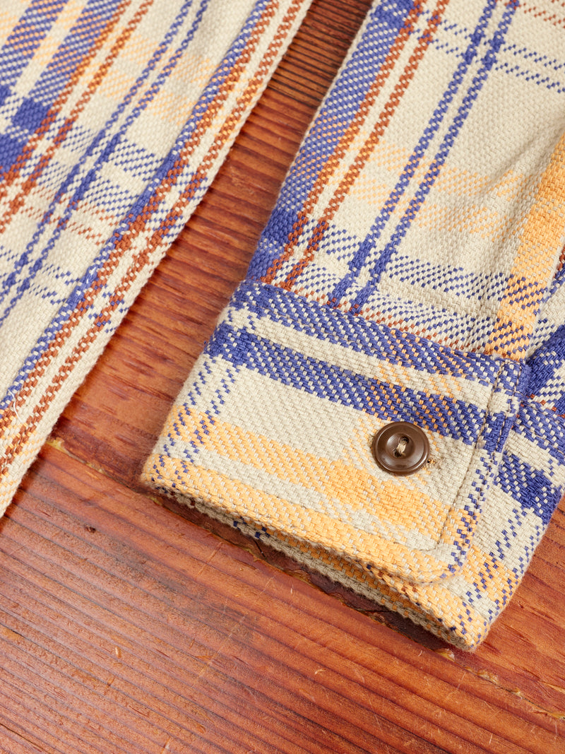 720WS Heavy Flannel Shirt in Beige