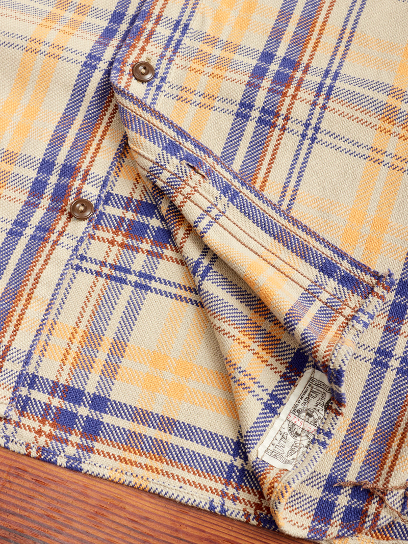 720WS Heavy Flannel Shirt in Beige