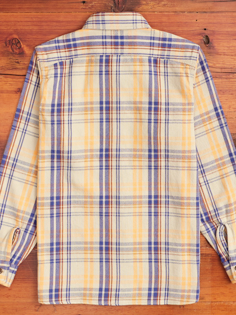 720WS Heavy Flannel Shirt in Beige