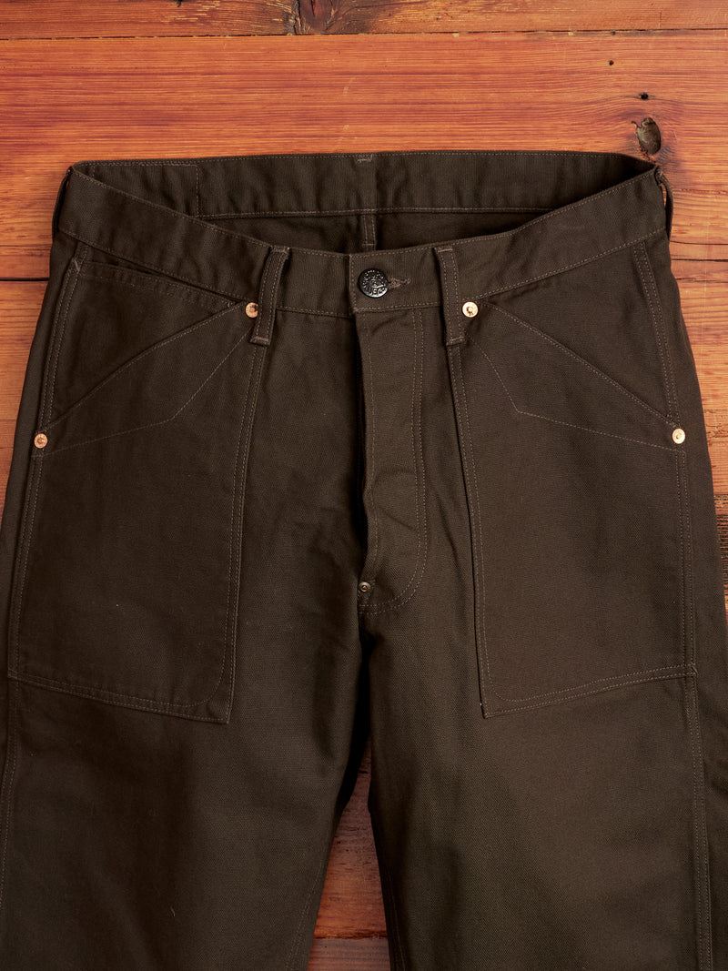 Duck Canvas Work Pants in Charcoal Grey
