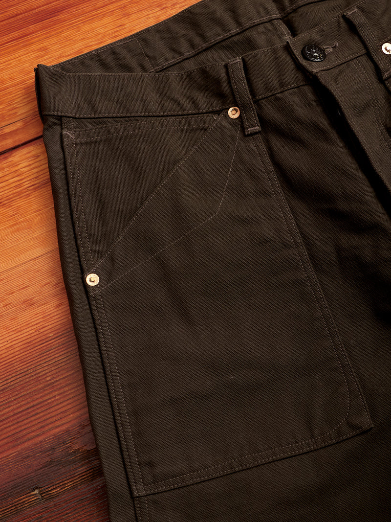 Duck Canvas Work Pants in Charcoal Grey