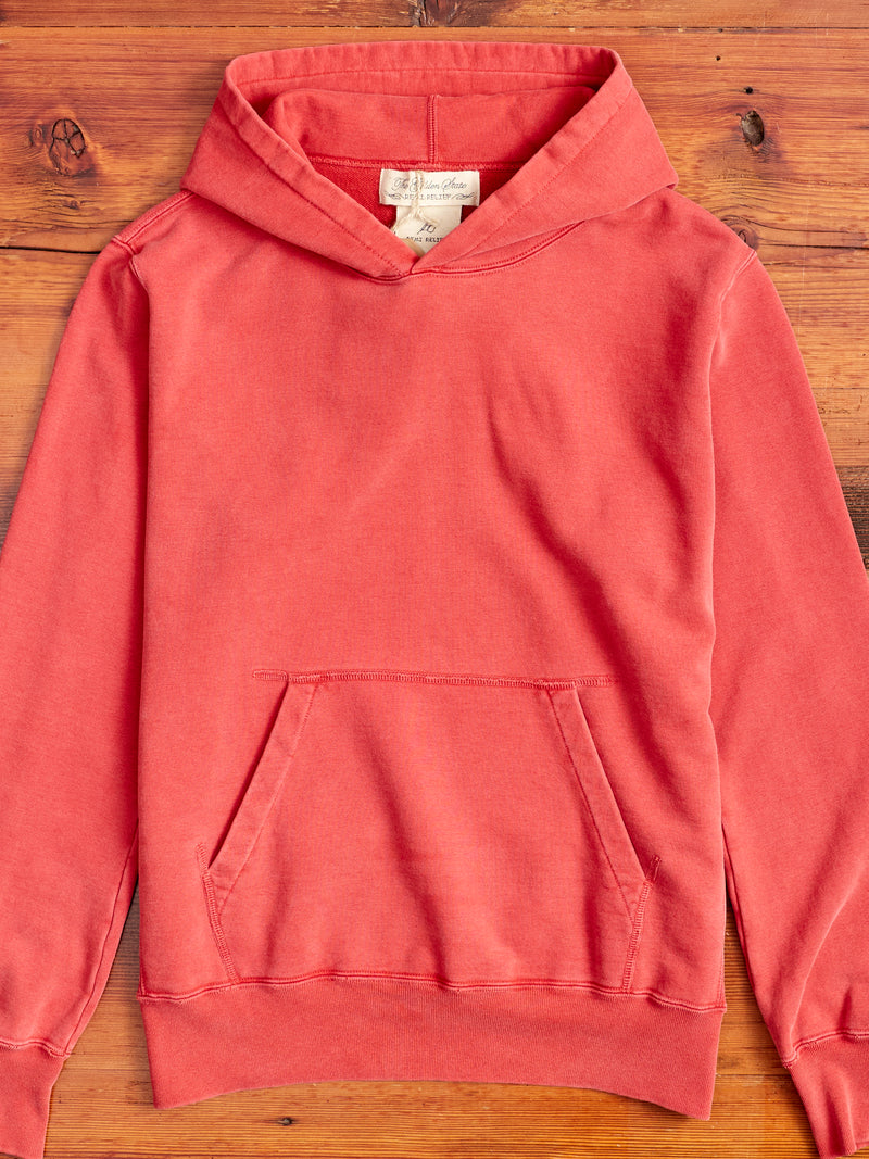 Special Finish Pullover Hoodie in Red