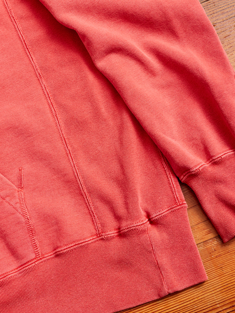 Special Finish Pullover Hoodie in Red