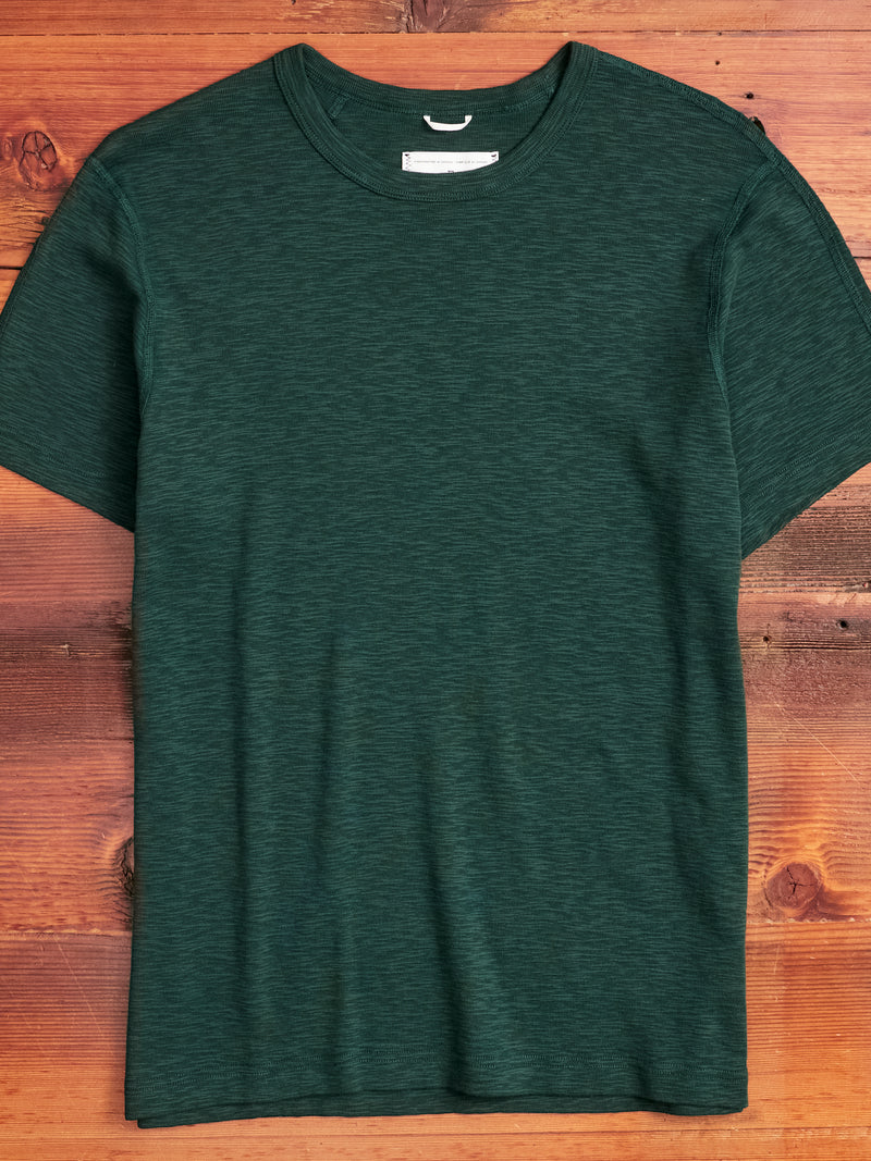 1x1 Slub T-Shirt in British Racing Green