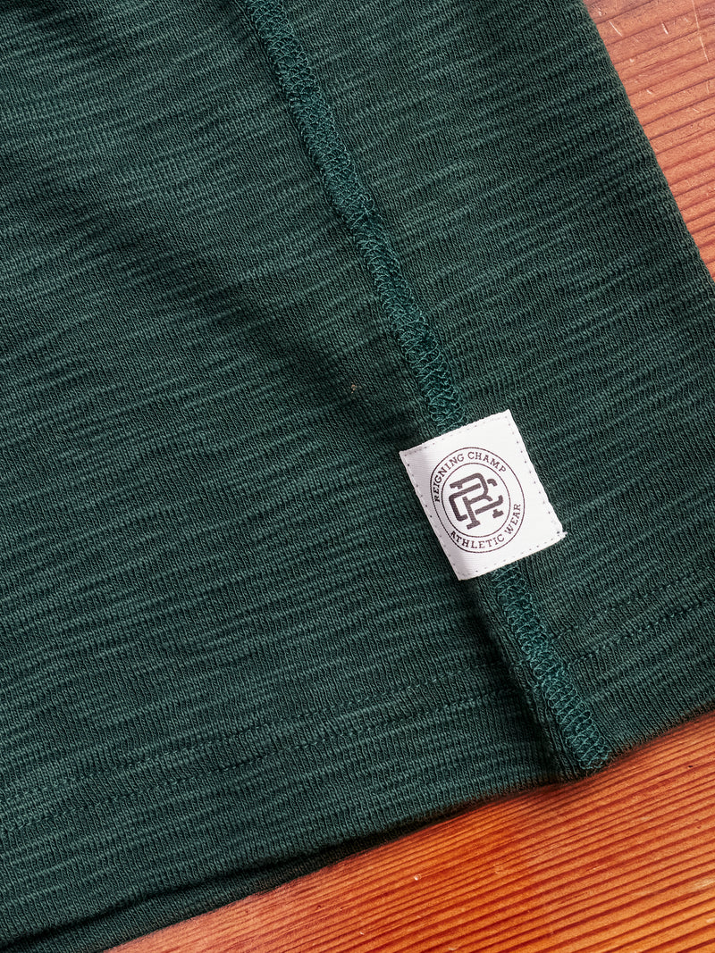 1x1 Slub T-Shirt in British Racing Green