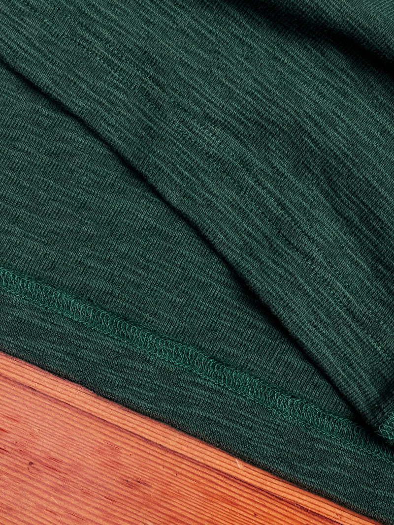1x1 Slub T-Shirt in British Racing Green