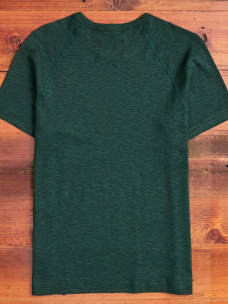 1x1 Slub T-Shirt in British Racing Green