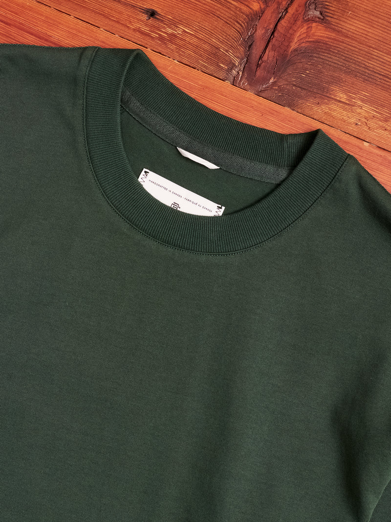 Midweight Jersey Long Sleeve T-Shirt in British Racing Green