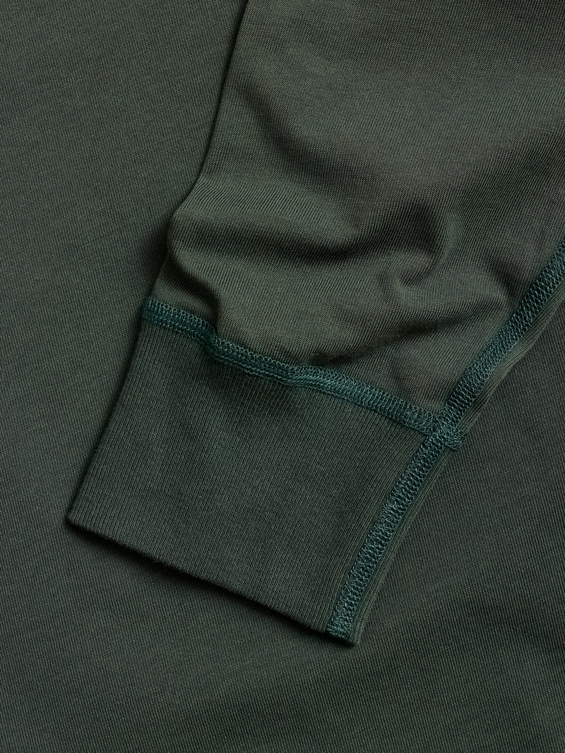 Midweight Jersey Long Sleeve T-Shirt in British Racing Green