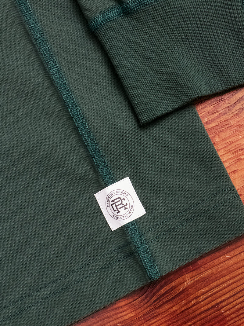 Midweight Jersey Long Sleeve T-Shirt in British Racing Green