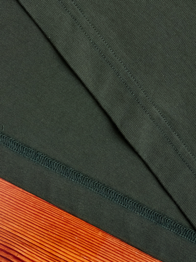 Midweight Jersey Long Sleeve T-Shirt in British Racing Green