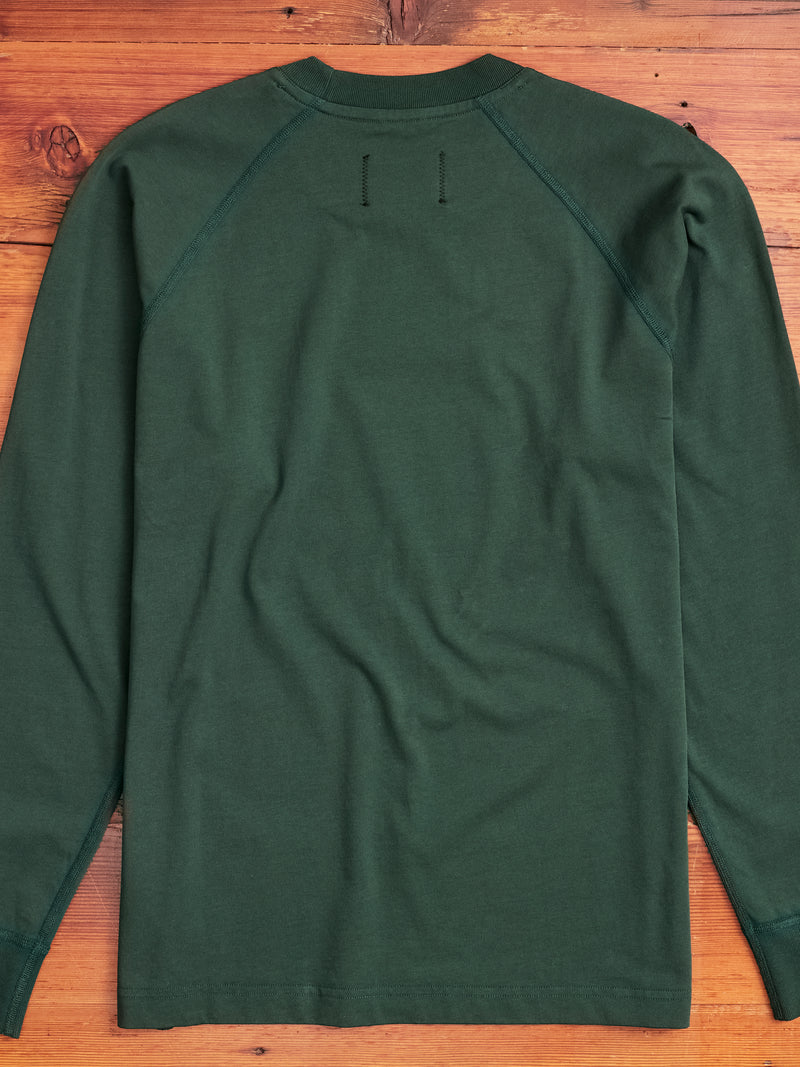 Midweight Jersey Long Sleeve T-Shirt in British Racing Green
