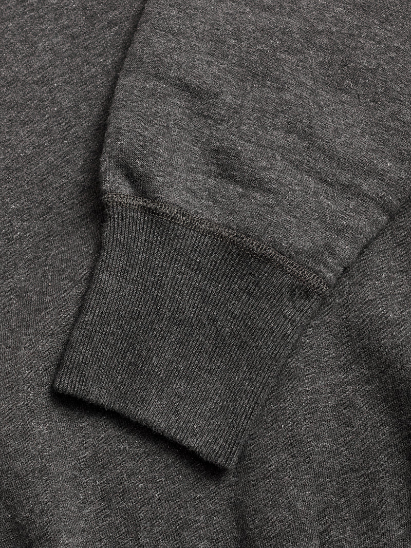 Loopwheel Crewneck Sweatshirt in Charcoal