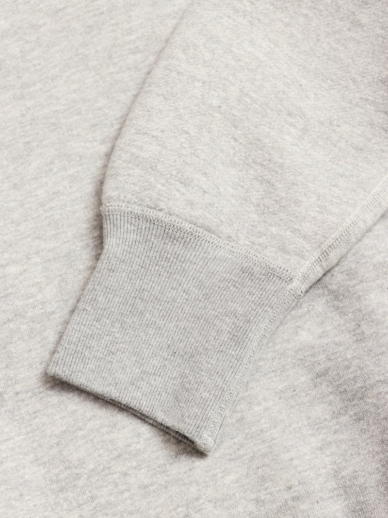 Loopwheel Crewneck Sweatshirt in Heather Grey