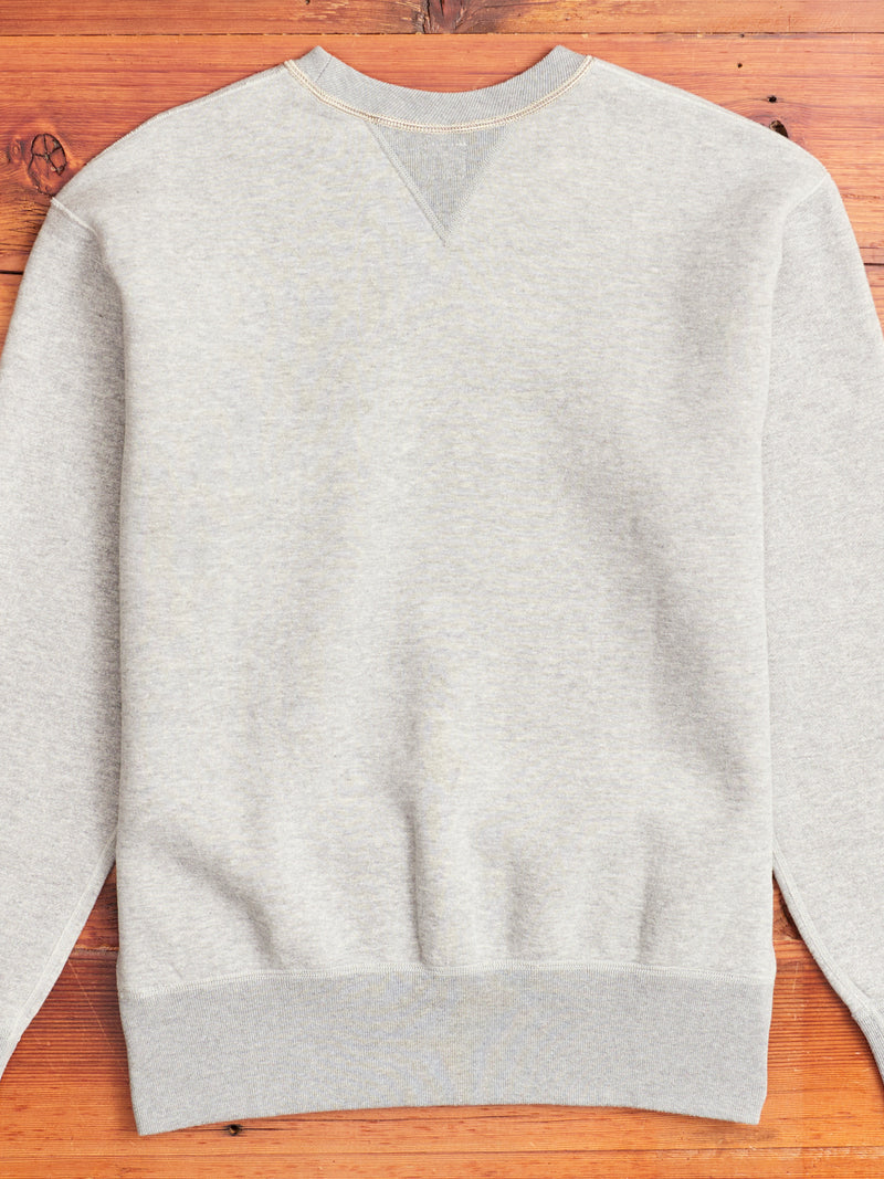 Loopwheel Crewneck Sweatshirt in Heather Grey