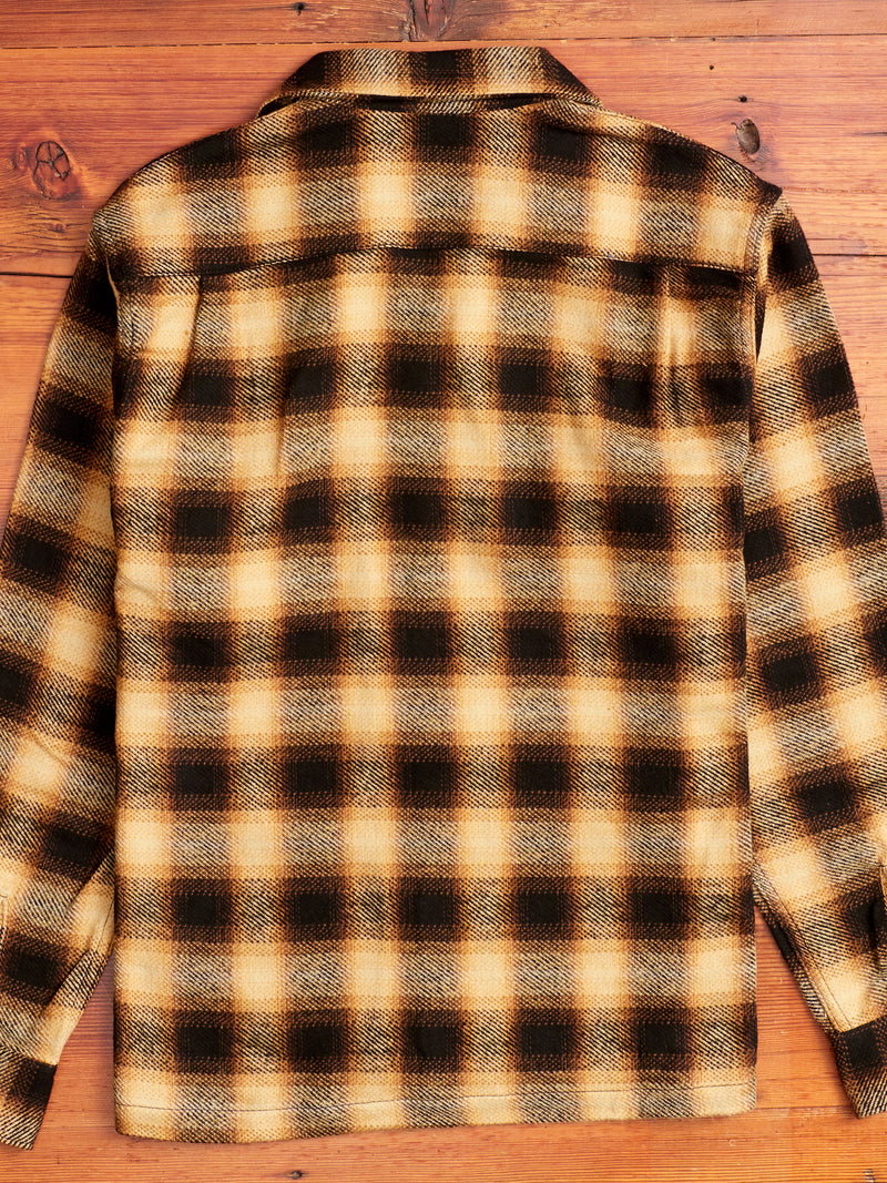 Ombre Open Collar Shirt in Yellow