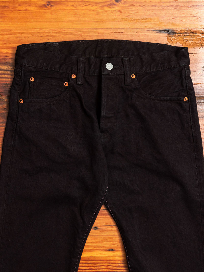 0306SP-OD "Black Overdye" 15.7oz Selvedge Denim - Tight Tapered Fit