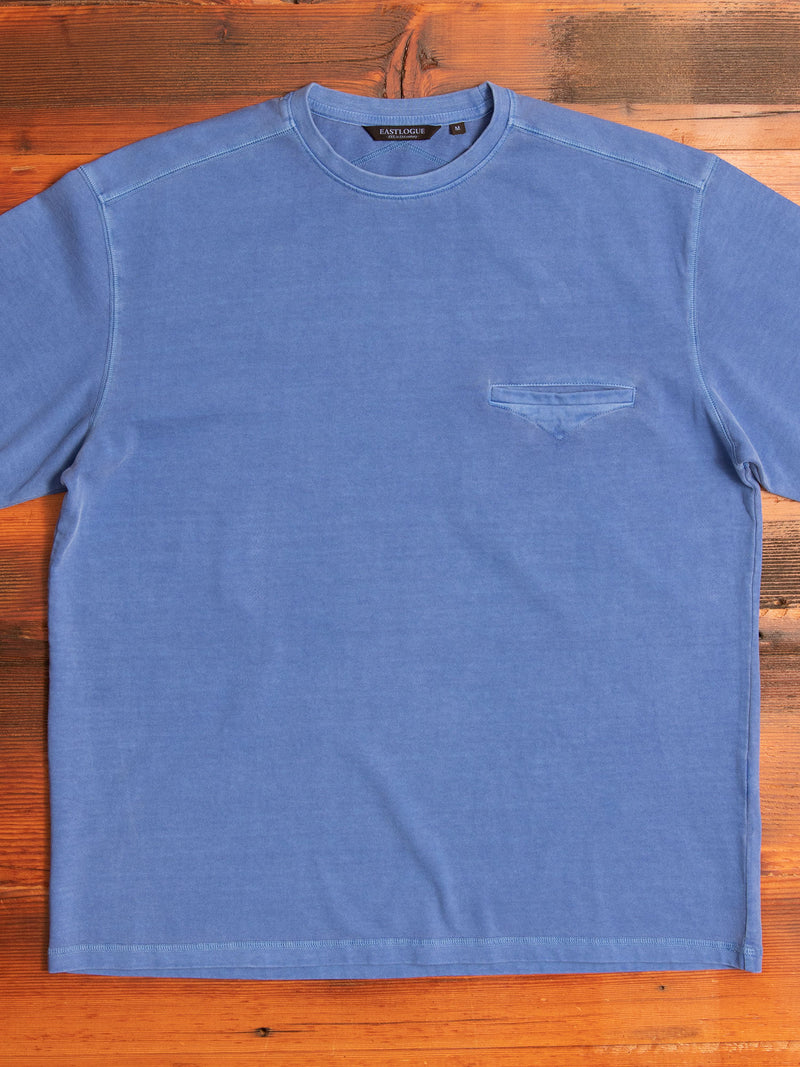 Pigment Dyed T-Shirt in Sky Blue
