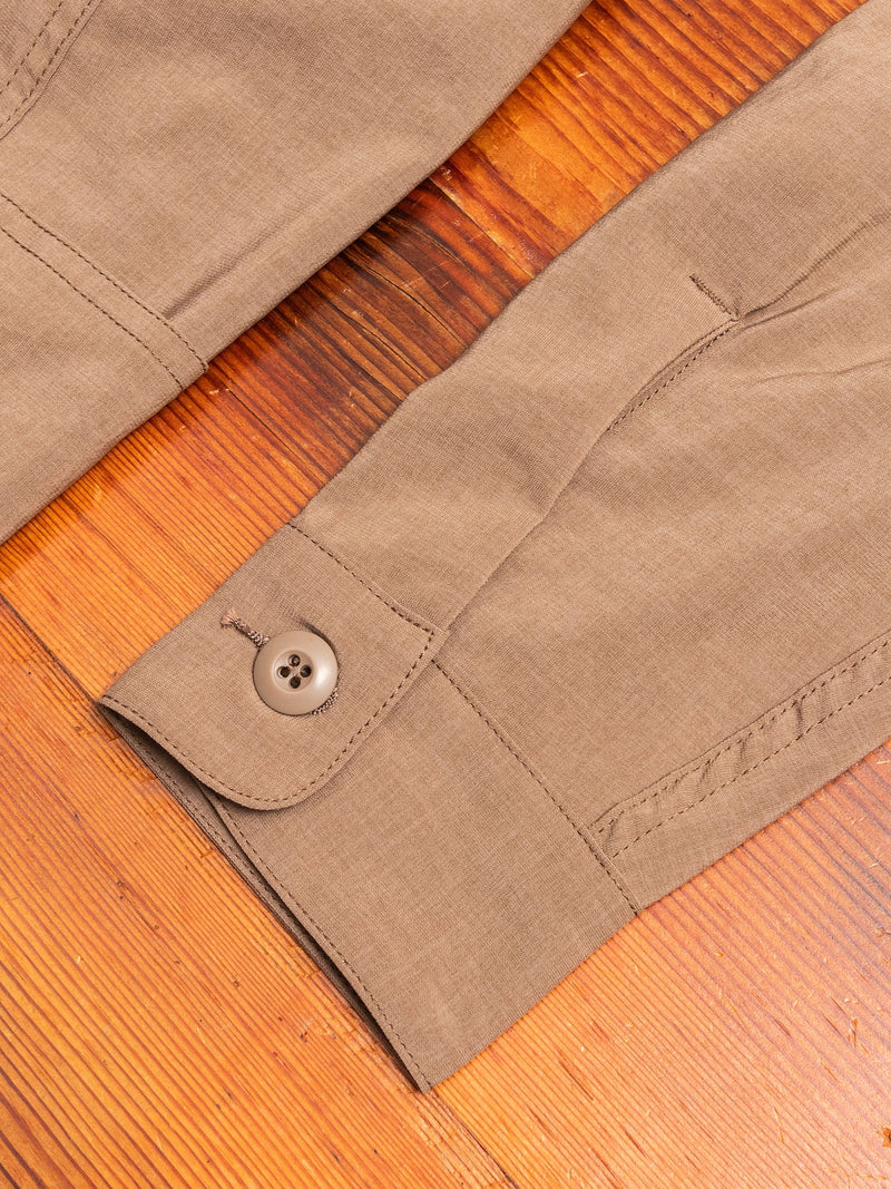 Stretch Gardener Half Shirt in Beige