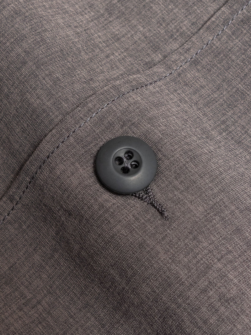 Stretch Gardener Half Shirt in Charcoal