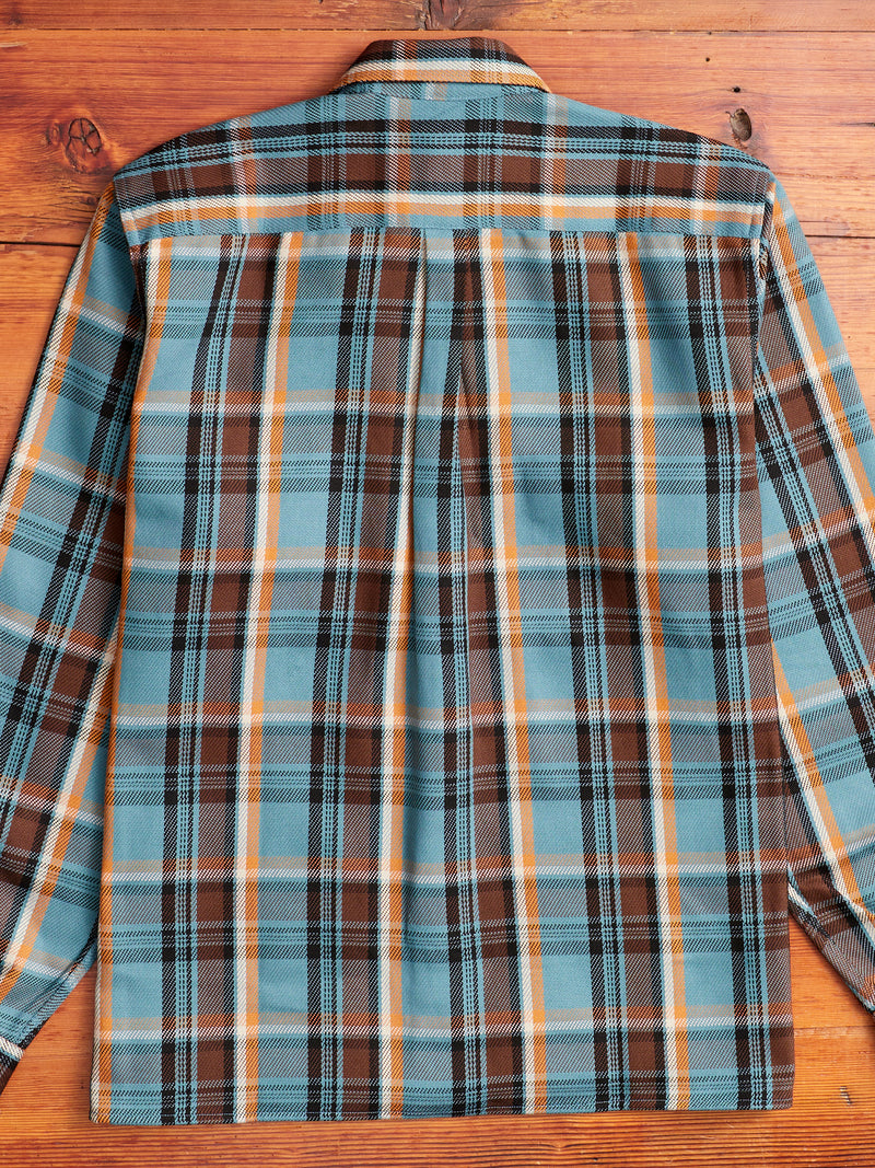 Webster Shirt in Blue Twill Check