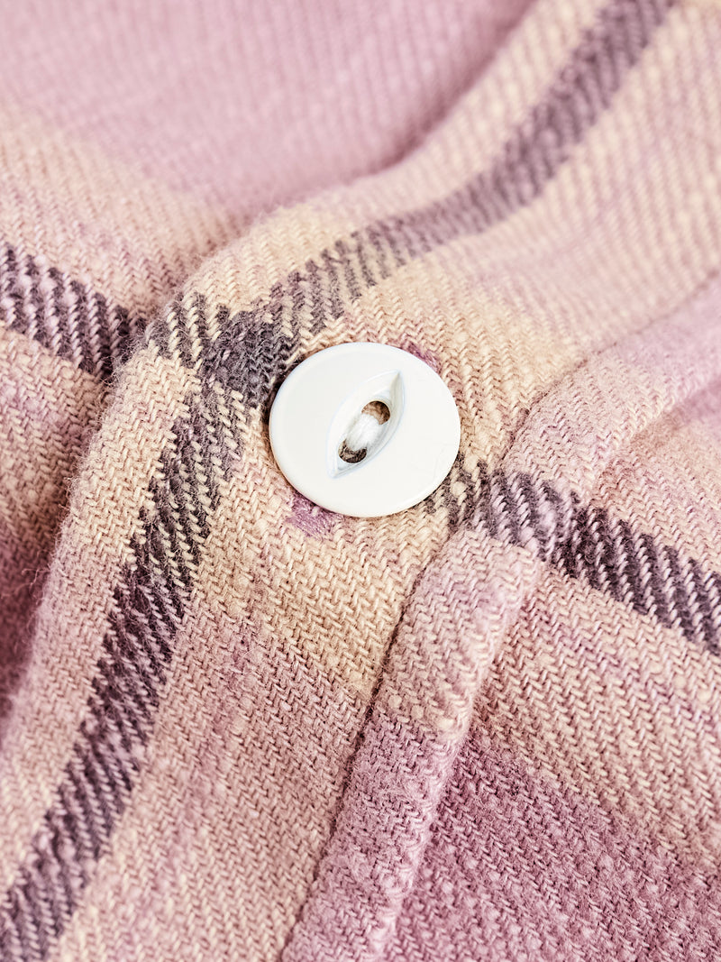 Crosscut Flannel in Mauve
