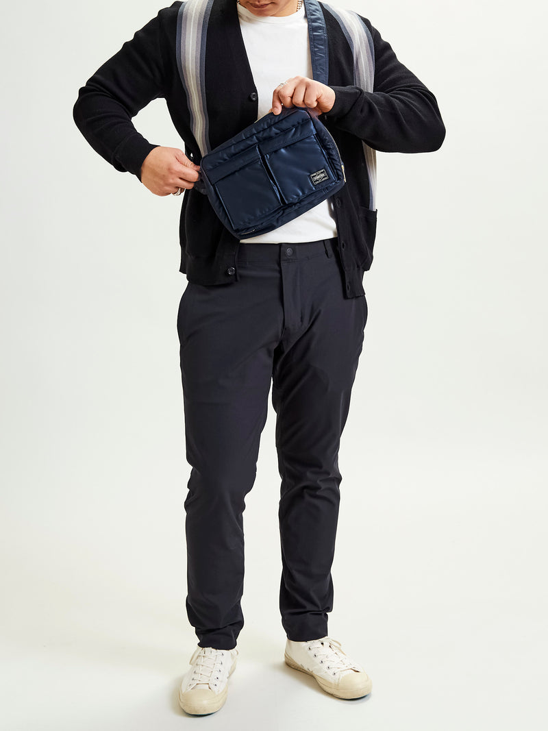 "Tanker" Shoulder Bag (S) in Iron Blue